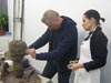 Bydgoszcz ferie 2012 - analizą konstrukcji głowy na potrzeby rysunku i rzeźby, rzeźba głowy w glinie w Rysowni Bydgoszcz