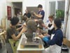 Bydgoszcz ferie 2012 - analizą konstrukcji głowy na potrzeby rysunku i rzeźby, rzeźba głowy w glinie w Rysowni Bydgoszcz