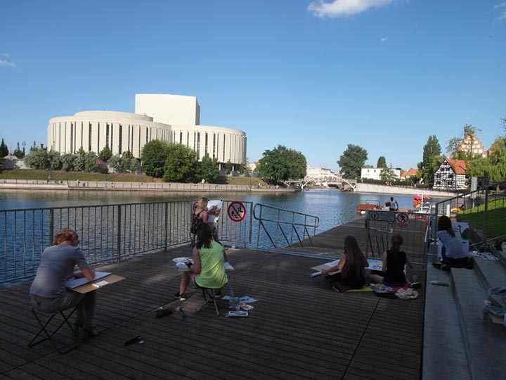 Bydgoszcz Rysownia plener w wakacje, plener plastyczny w Bydgoszczy dla dzieci, nastolatków, młodzieży i dorosłych.