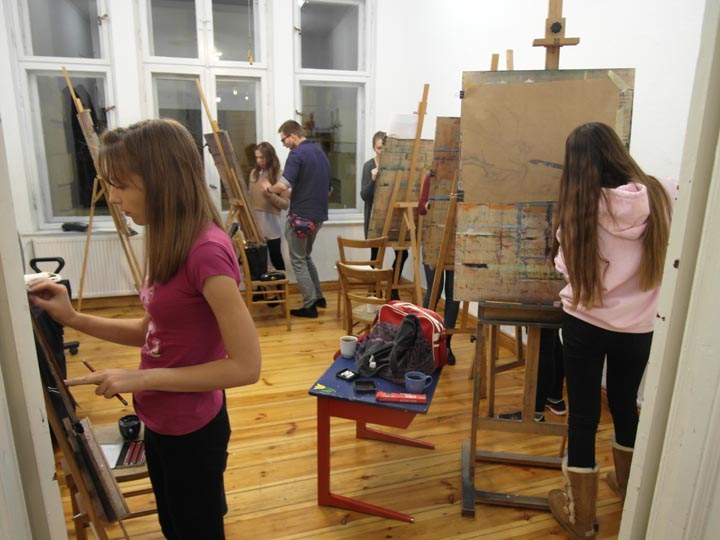 Bydgoszcz- Rysownia - Kurs rysunku i malarstwa dla młodzieży gimnazjalnej 13-16 lat