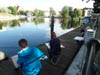 Wakacje 2015 - plener plastyczny dla młodzieży i dorosłych w Bydgoszczy - Nad Brdą i Kanałem Bydgoskim  plener z wodą w tle