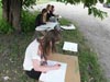 Wakacje 2016 - plener plastyczny dla młodzieży i dorosłych w Bydgoszczy - tajniki perspektywy malarskiej i praca w plenerze.
