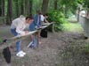 Wakacje 2017 - plener rysunkowo malarski dla dzieci, młodzieży i dorosłych w Bydgoszczy - jak malować i rysować zwięrzęta, ptaki i rośliny w plenerze.